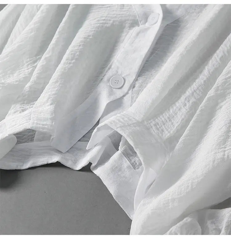 Aurora Linen Blouse - Lightweight, Breathable Everyday Elegance