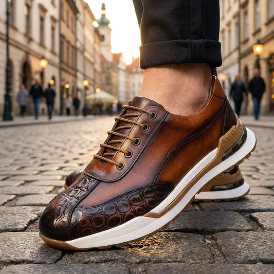 Vittorio Leather Sneakers - Timeless Style, Premium Leather Comfort