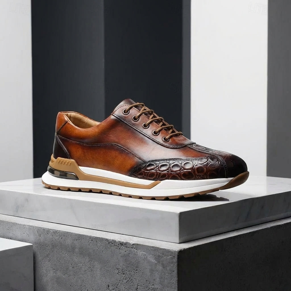 Vittorio Leather Sneakers - Timeless Style, Premium Leather Comfort