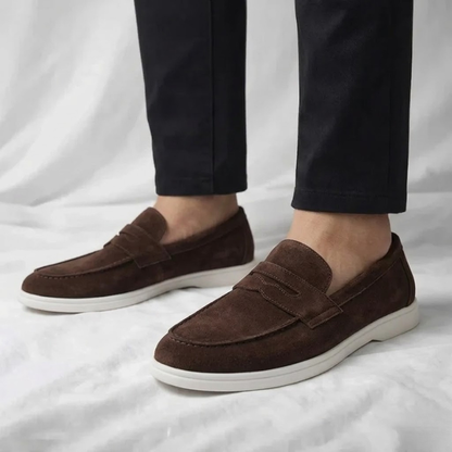 Mayfair Suede Penny Loafers - Timeless Style, Everyday Comfort