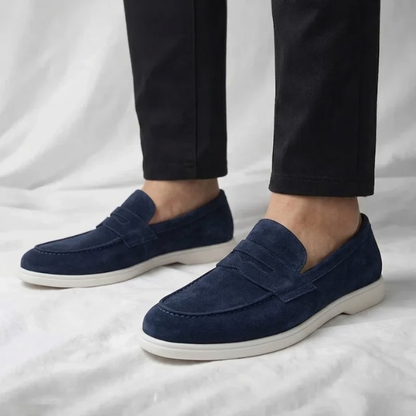 Mayfair Suede Penny Loafers - Timeless Style, Everyday Comfort