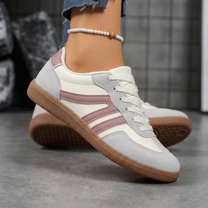 Valencia Cushioned Orthopedic Stripe Trainers