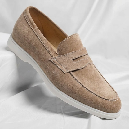 Mayfair Suede Penny Loafers - Timeless Style, Everyday Comfort