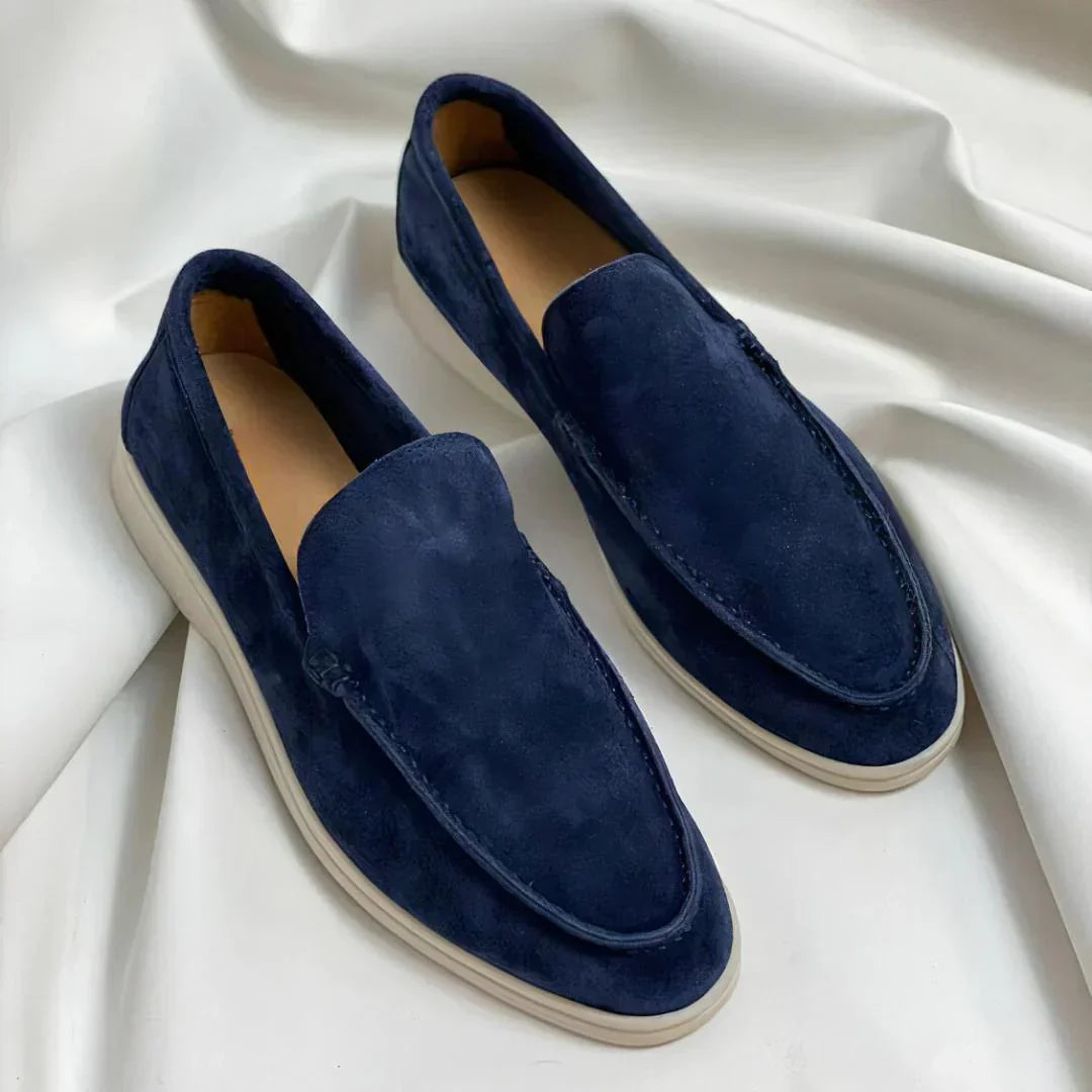 Lorenzo Luxe Suede Slip-On Loafer