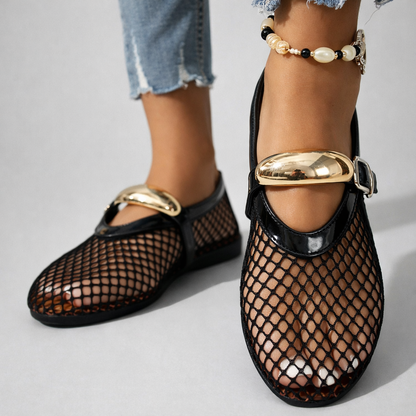 Amina Mary Jane Ballerinas - Timeless Flat Shoes for Everyday Elegance