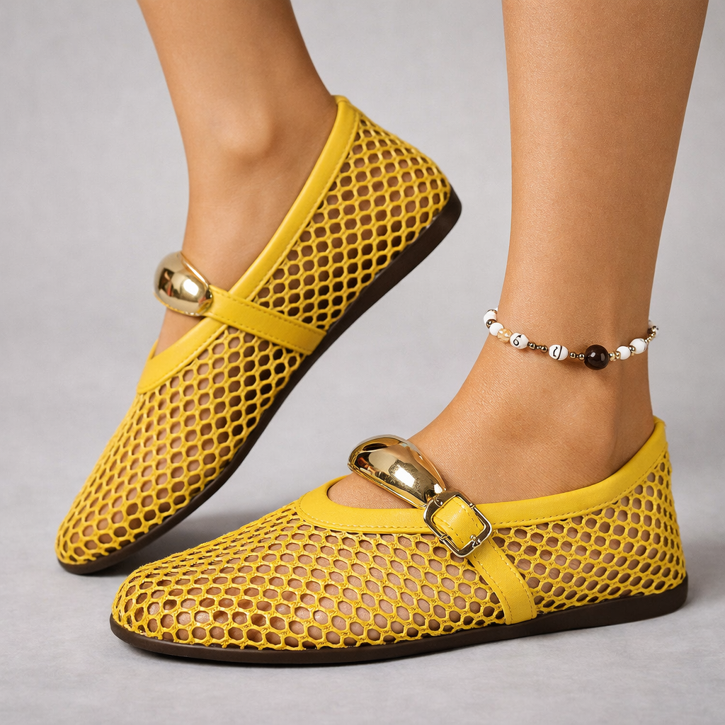 Amina Mary Jane Ballerinas - Timeless Flat Shoes for Everyday Elegance