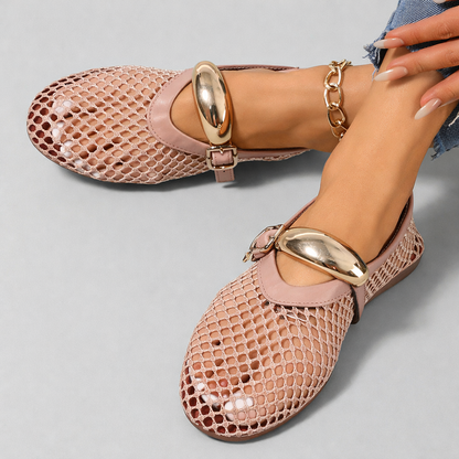 Amina Mary Jane Ballerinas - Timeless Flat Shoes for Everyday Elegance