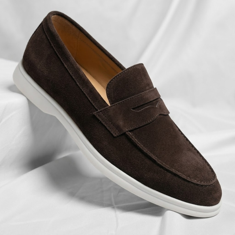 Mayfair Suede Penny Loafers - Timeless Style, Everyday Comfort
