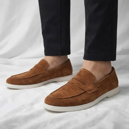 Mayfair Suede Penny Loafers - Timeless Style, Everyday Comfort