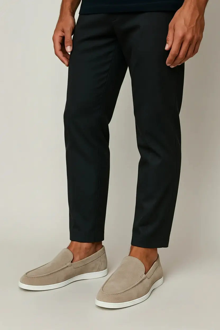 Lorenzo Luxe Suede Slip-On Loafer