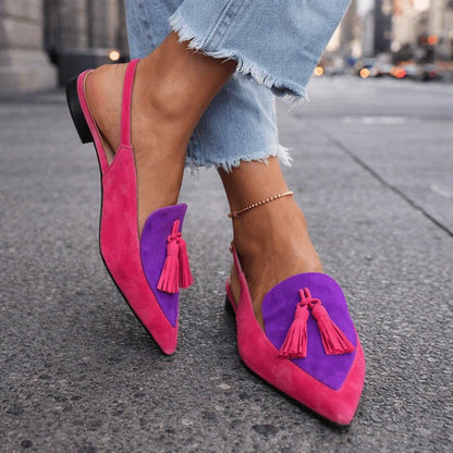 Lorena Sandals with Delicate Straps and Playful Tassels