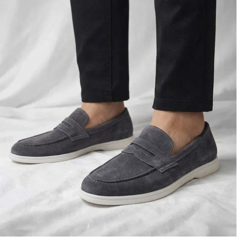 Mayfair Suede Penny Loafers - Timeless Style, Everyday Comfort