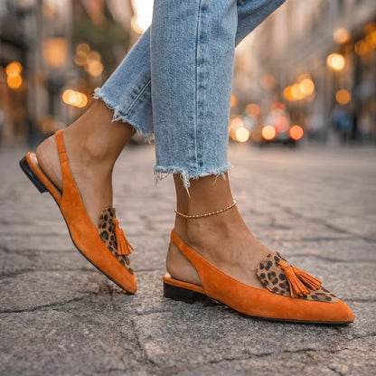 Lorena Sandals with Delicate Straps and Playful Tassels