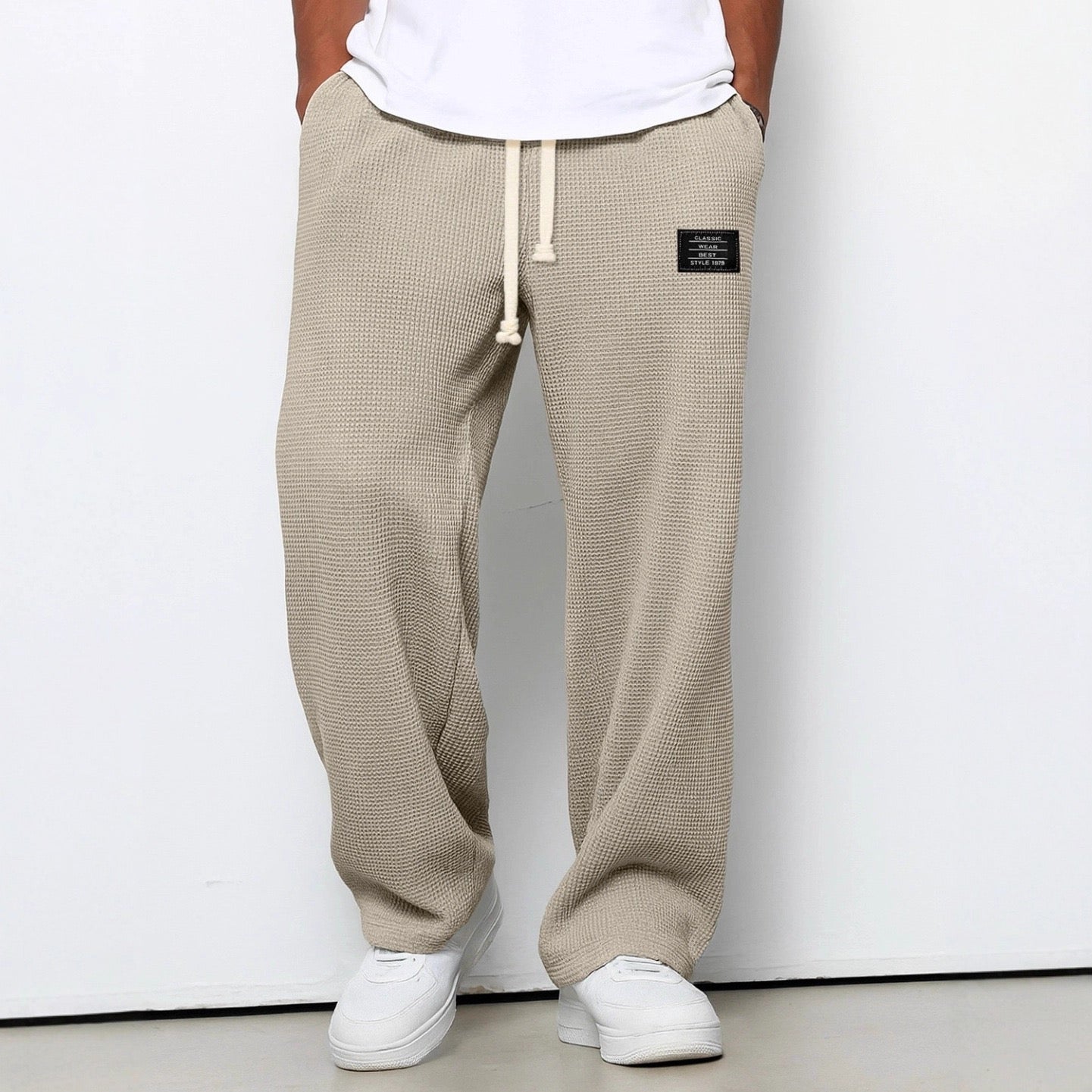 Samy Stylish wide-leg pants with an adjustable waistband