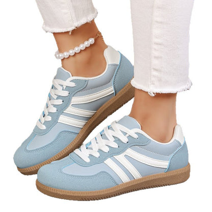 Valencia Cushioned Orthopedic Stripe Trainers
