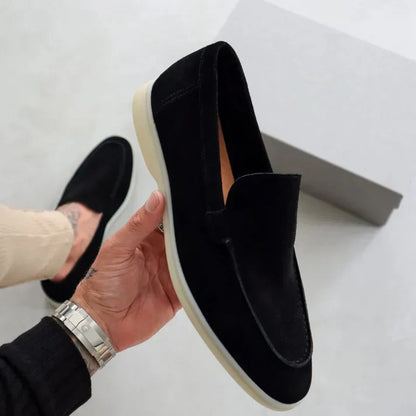 Lorenzo Luxe Suede Slip-On Loafer