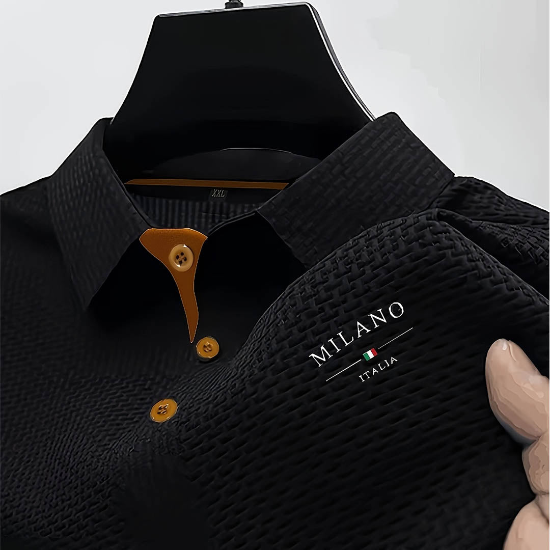 Stephano Textured Polo Milano