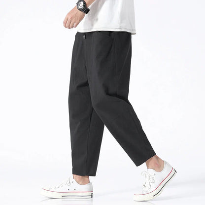 Kyoto Linen Cropped Pants - Effortless Style and Breathable Comfort