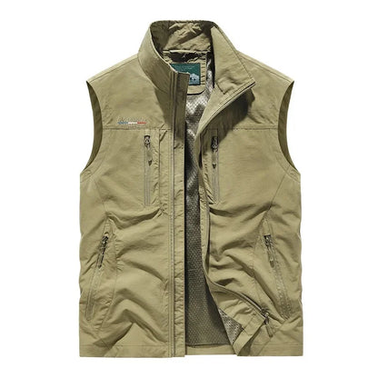 Miles Multi-Pocket Utility Vest with Ample Storage and Rugged Versatility