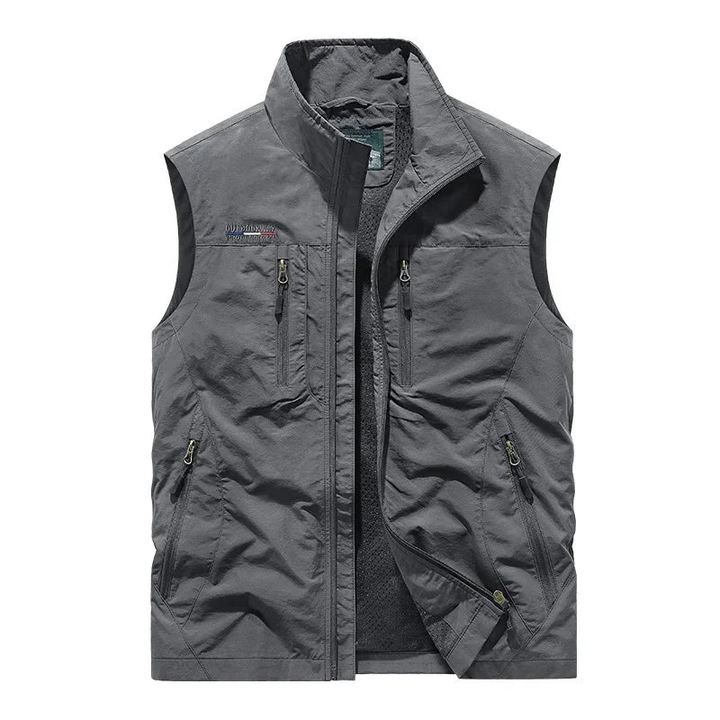 Miles Multi-Pocket Utility Vest with Ample Storage and Rugged Versatility