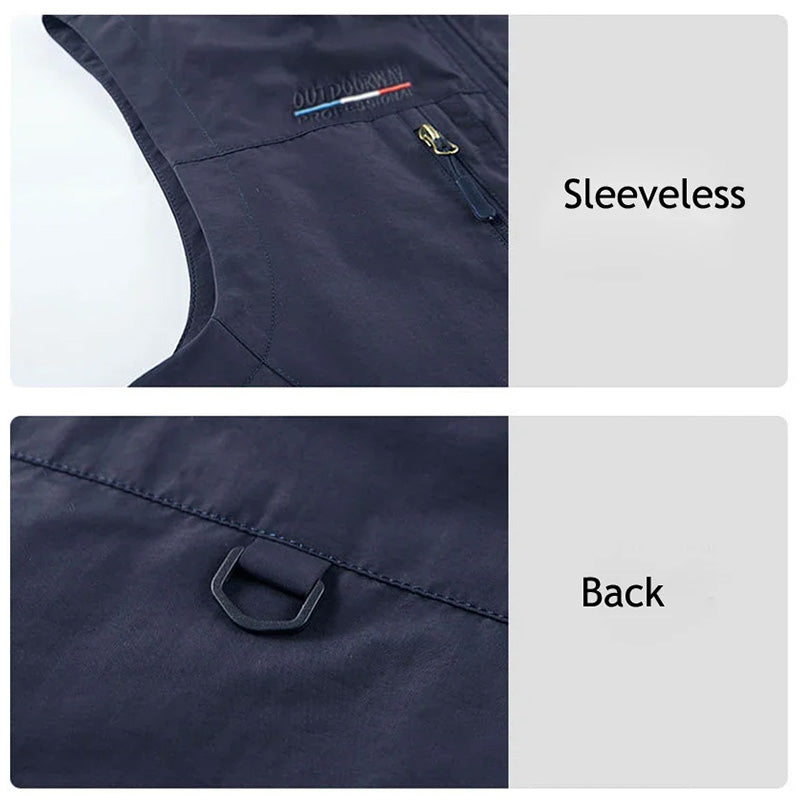 Miles Multi-Pocket Utility Vest with Ample Storage and Rugged Versatility