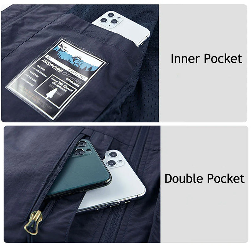 Miles Multi-Pocket Utility Vest with Ample Storage and Rugged Versatility