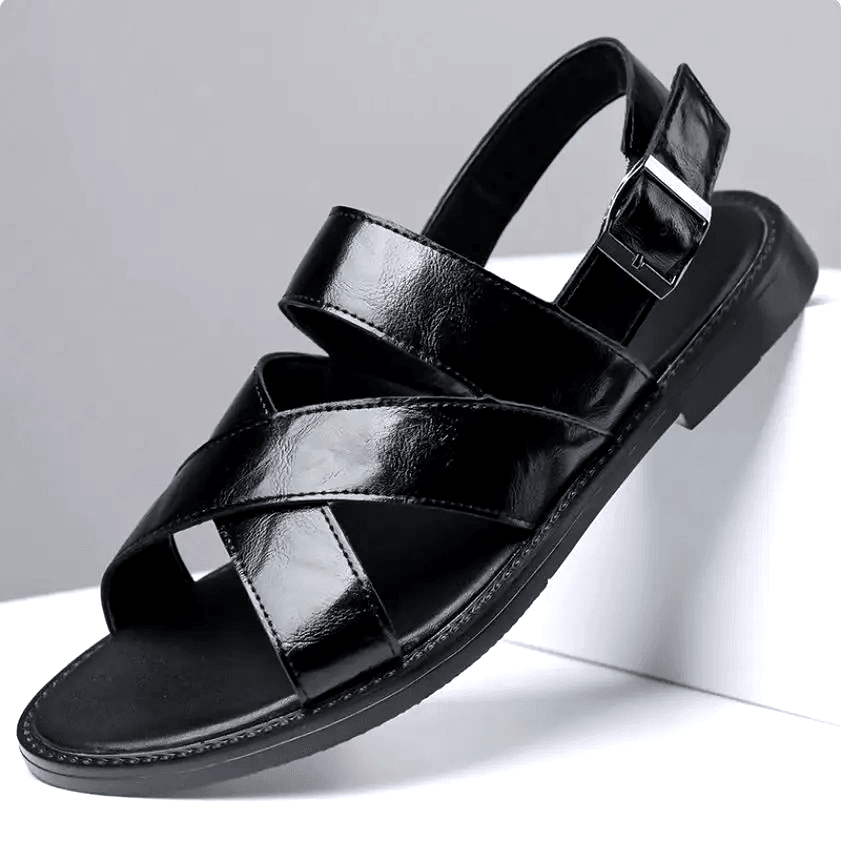 Edward Leather Sandals - Premium Leather, All-Day Comfort