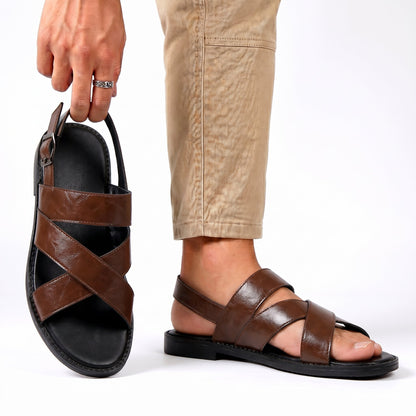 Edward Leather Sandals - Premium Leather, All-Day Comfort