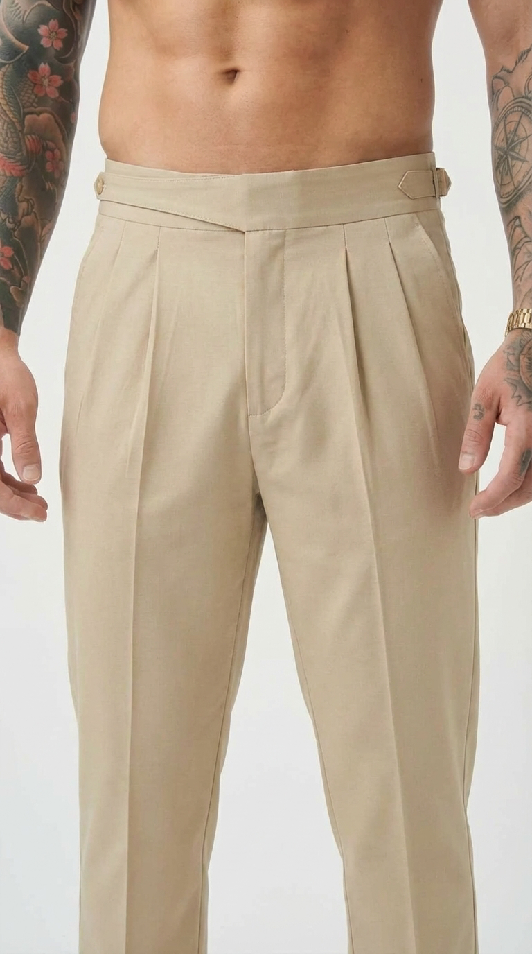 Cream Lockhart Trousers