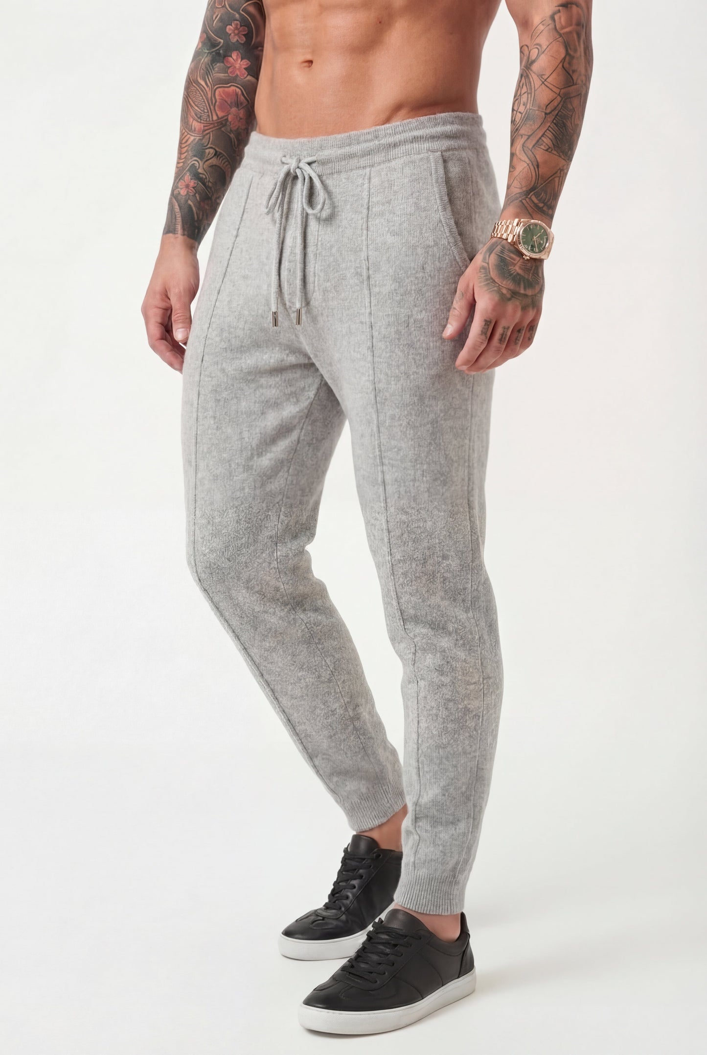 Cloud Merino Pants – Ultra-Soft Light Grey