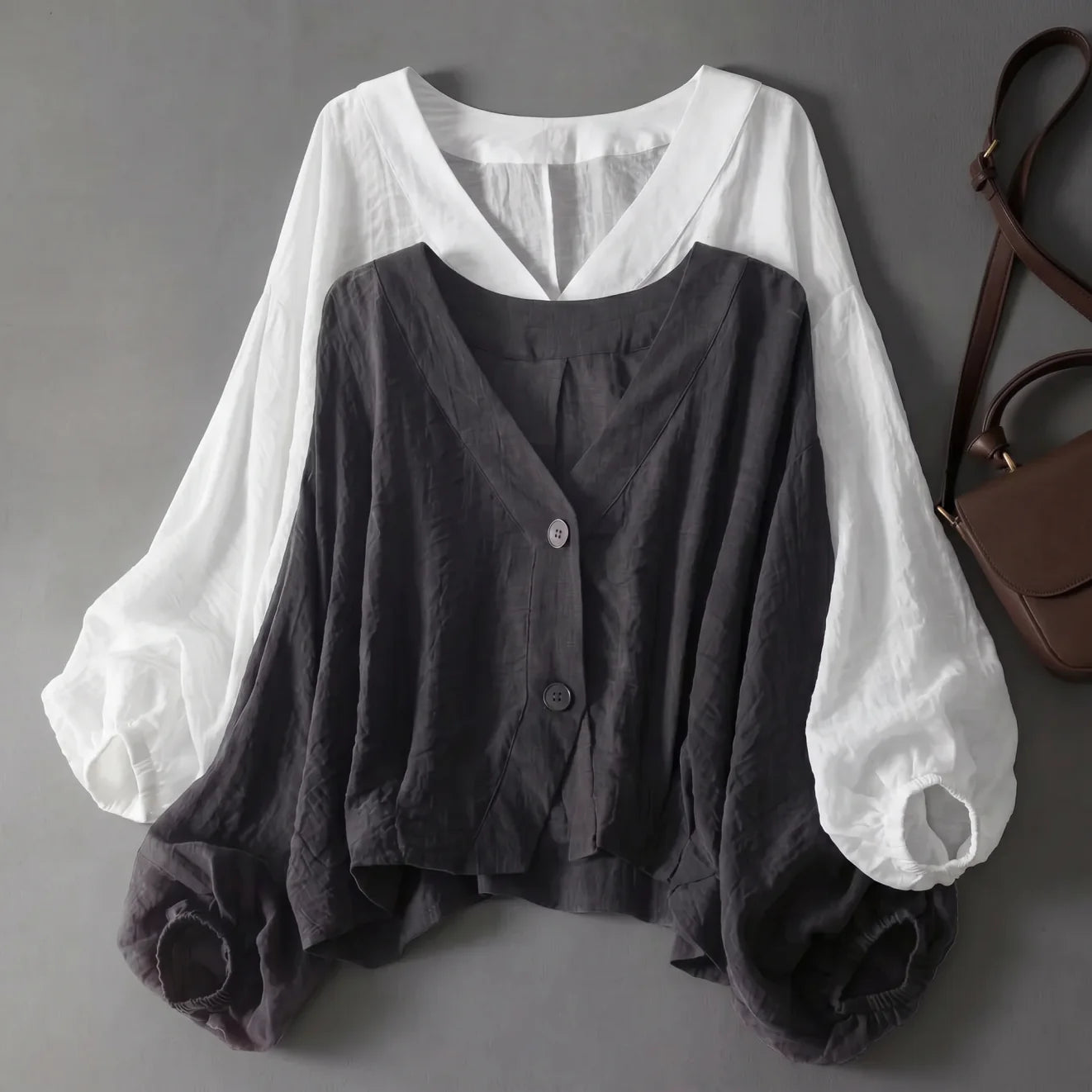 Aurora Linen Blouse - Lightweight, Breathable Everyday Elegance