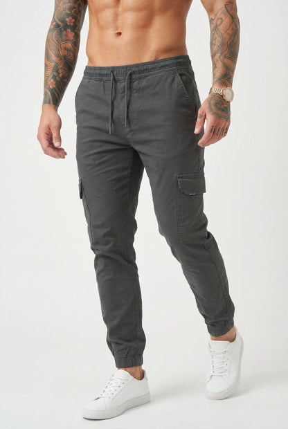 Olympus Grey Cargo Jogger - Rugged Comfort for Everyday Wear