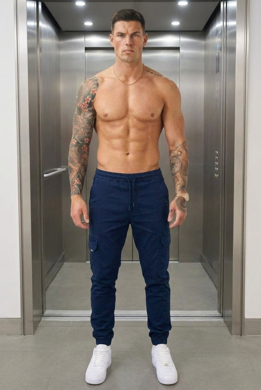 Olympus Navy Cargo Jogger - Durable, Comfortable Utility Pants
