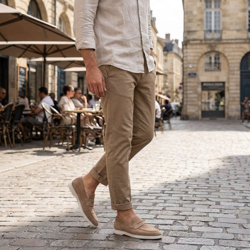 Mayfair Suede Penny Loafers - Timeless Style, Everyday Comfort