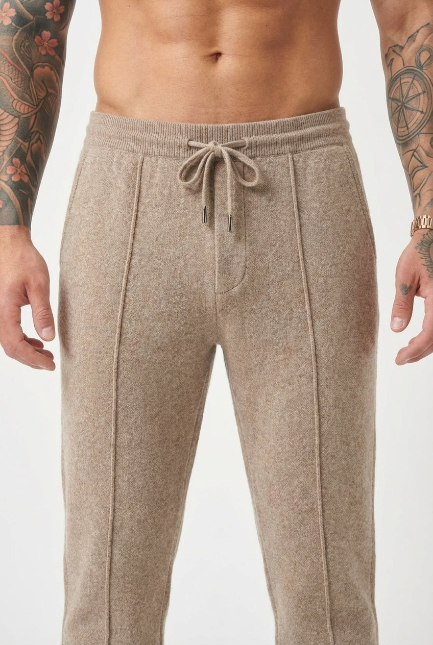 Cloud Merino Pants in Beige – Ultra-Soft Merino Comfort for Everyday Wear