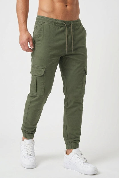 Olympus Cargo Jogger Pants - Army Green