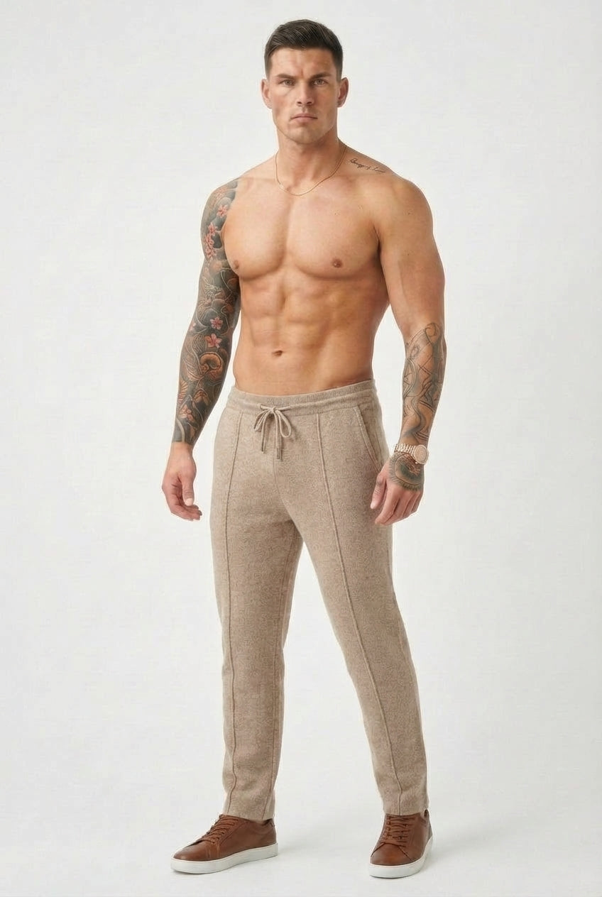 Cloud Merino Pants in Beige – Ultra-Soft Merino Comfort for Everyday Wear