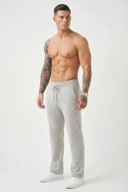 Cloud Merino Pants – Ultra-Soft Light Grey