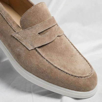 Mayfair Suede Penny Loafers - Timeless Style, Everyday Comfort