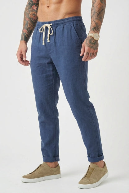 Massimo Linen Trousers - Lightweight, Breathable Comfort for Everyday Wear