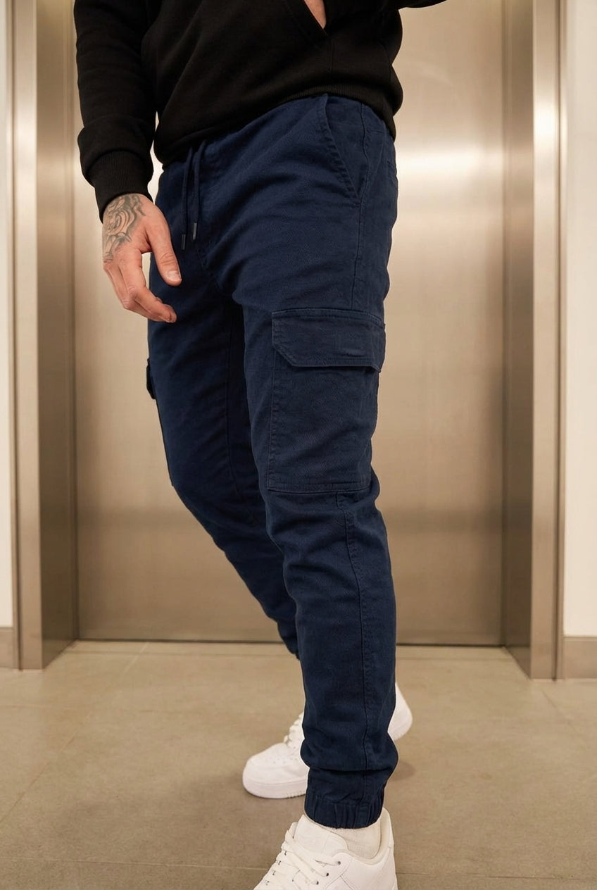 Olympus Navy Cargo Jogger - Durable, Comfortable Utility Pants