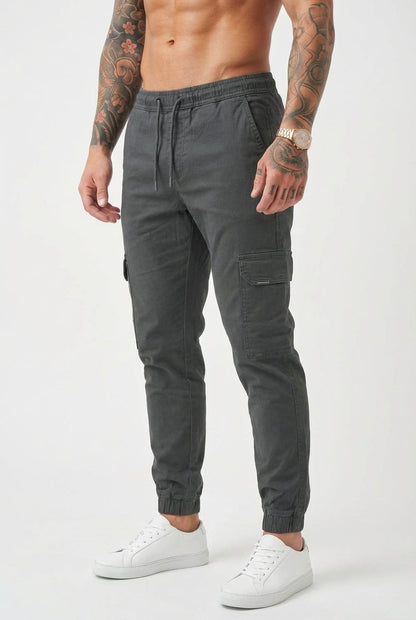 Olympus Grey Cargo Jogger - Rugged Comfort for Everyday Wear