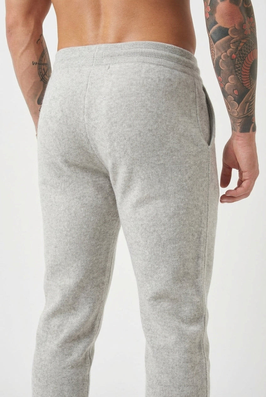 Cloud Merino Pants – Ultra-Soft Light Grey