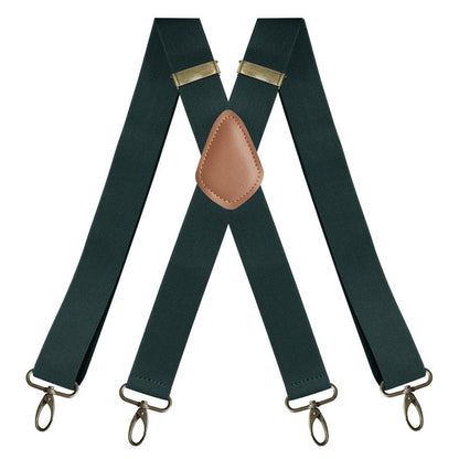 Men's X-Back Suspenders with Hook Clips